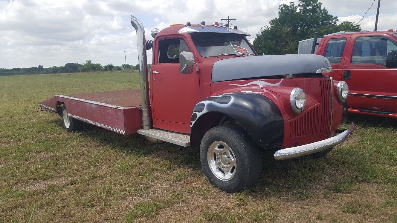 Converted car hauler 1947 Studebaker flatbed vintage for sale