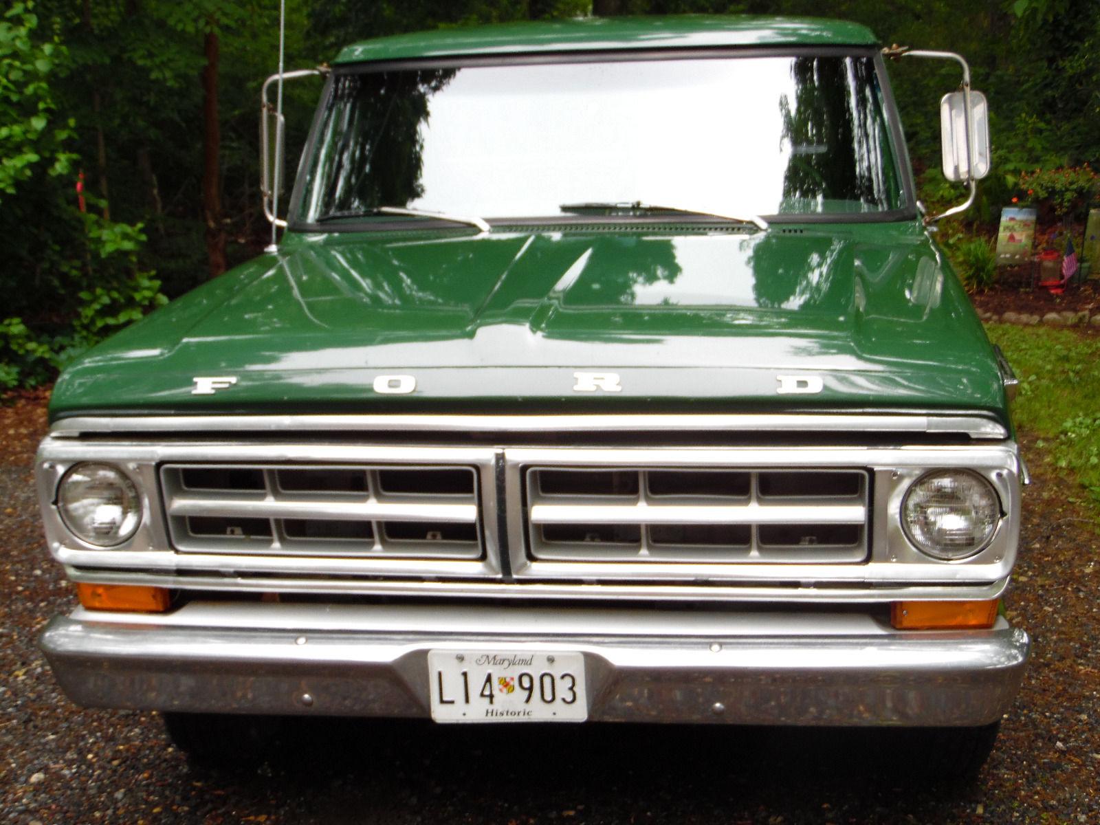 Family owned since new 1971 Ford F 100 Custom vintage for sale