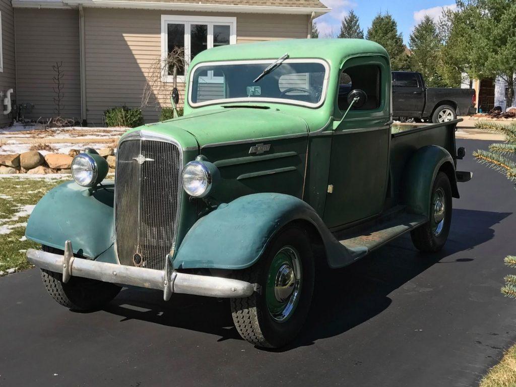 Awesome all original 1936 Chevrolet Pickups, rust free with patina