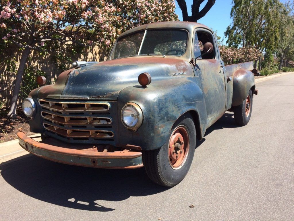 Well preserved 1949 Studebaker 2R10 3/4 Ton Long Bed with overhauled engine