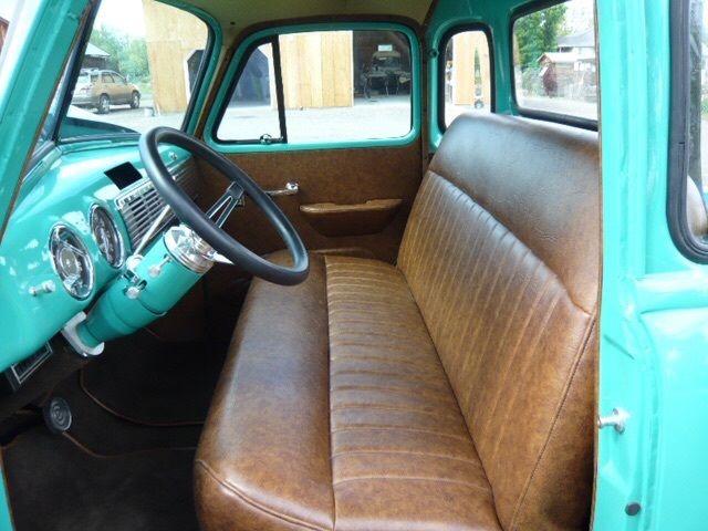 Green mint 1953 Chevrolet Pickups 5 Window vintage