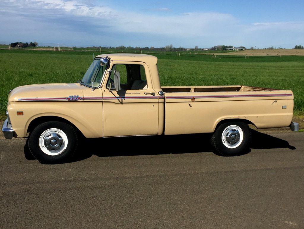 Original clean 1964 Ford F 250 Custom Cab vintage