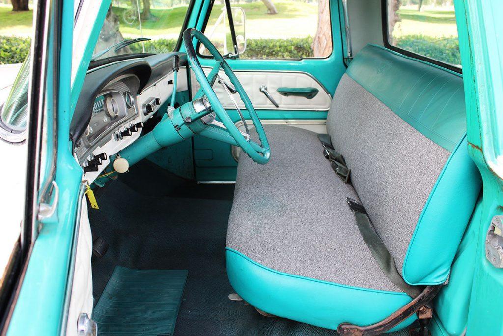 Vintage classic 1965 Ford F 250 California Custom Cab/camper Special
