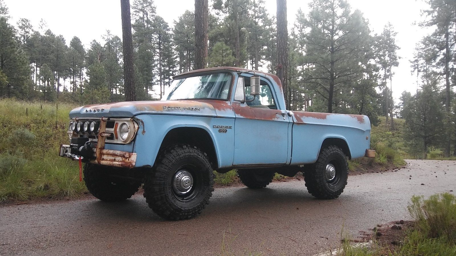 nice patina 1968 Dodge Power Wagon W100 Fleetside Short Bed vintage for ...