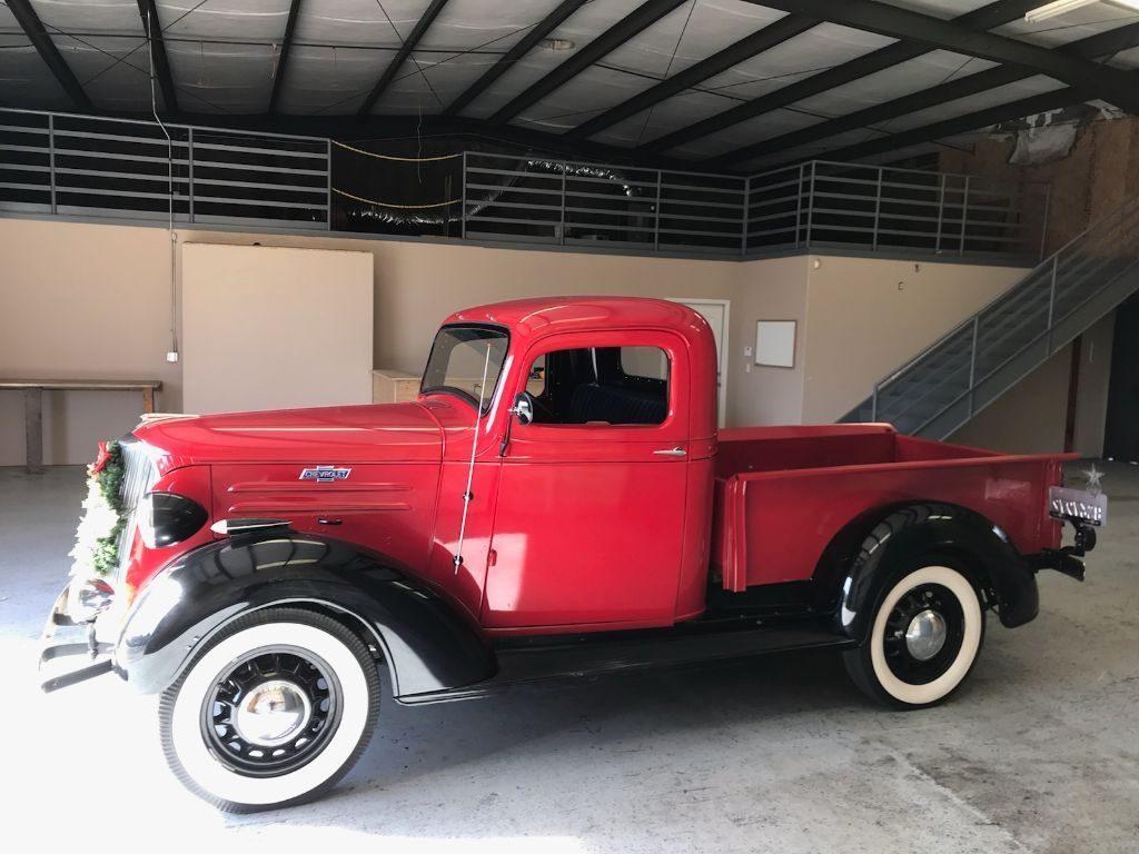 restored 1937 Chevrolet 1/2 ton pickup vintage