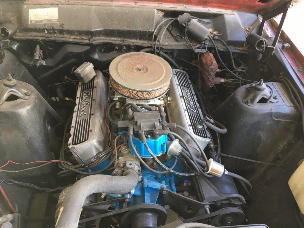 non original engine 1967 Ford Ranchero Fairlane 500 vintage