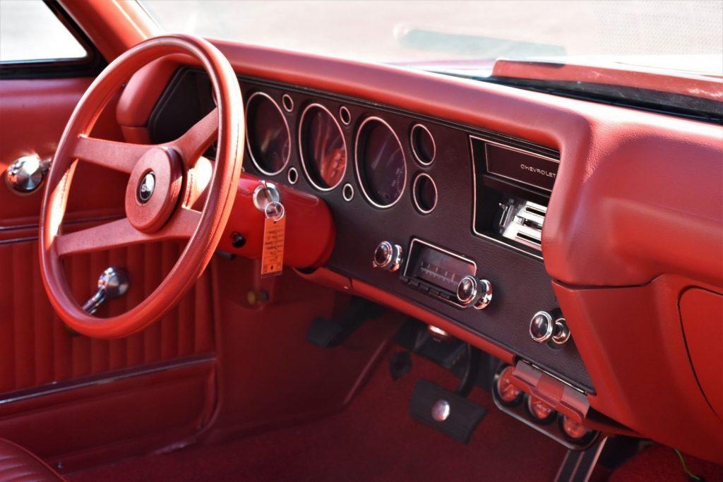 restored 1970 Chevrolet El Camino SS 396 C.I. V8 Buckets and Console vintage
