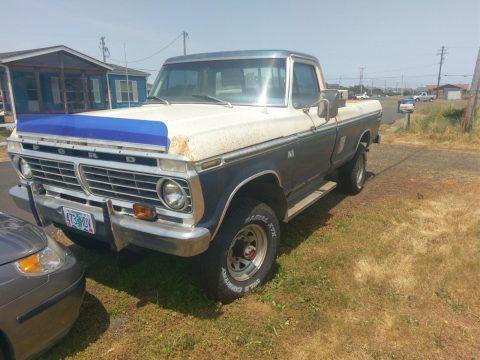 Still runs and drives great 1975 Ford F 250 vintage for sale