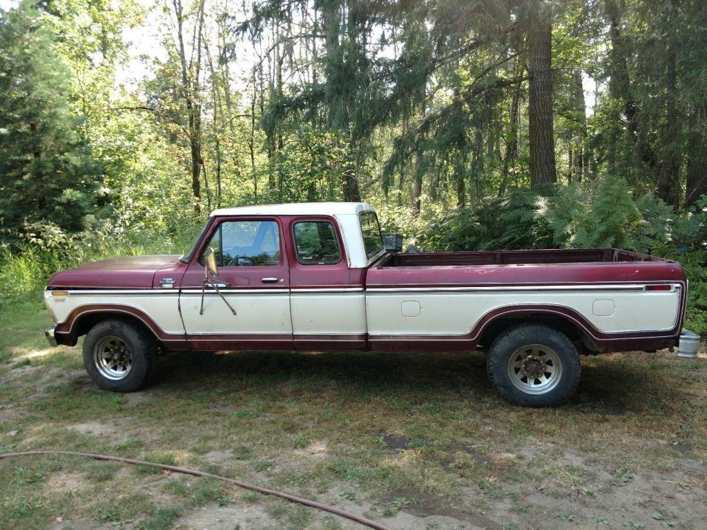 Everything original 1979 Ford F 250 Extended Cab vintage truck