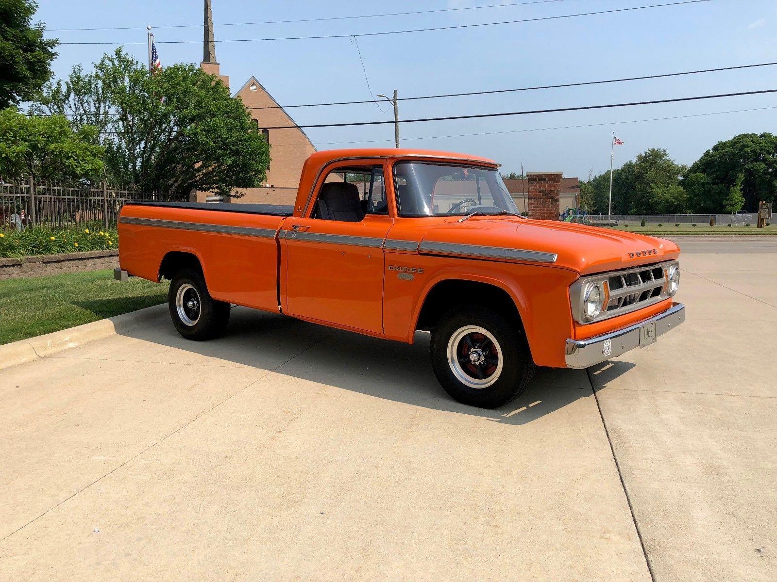 impeccable 1968 Dodge 100 Pickup vintage truck for sale