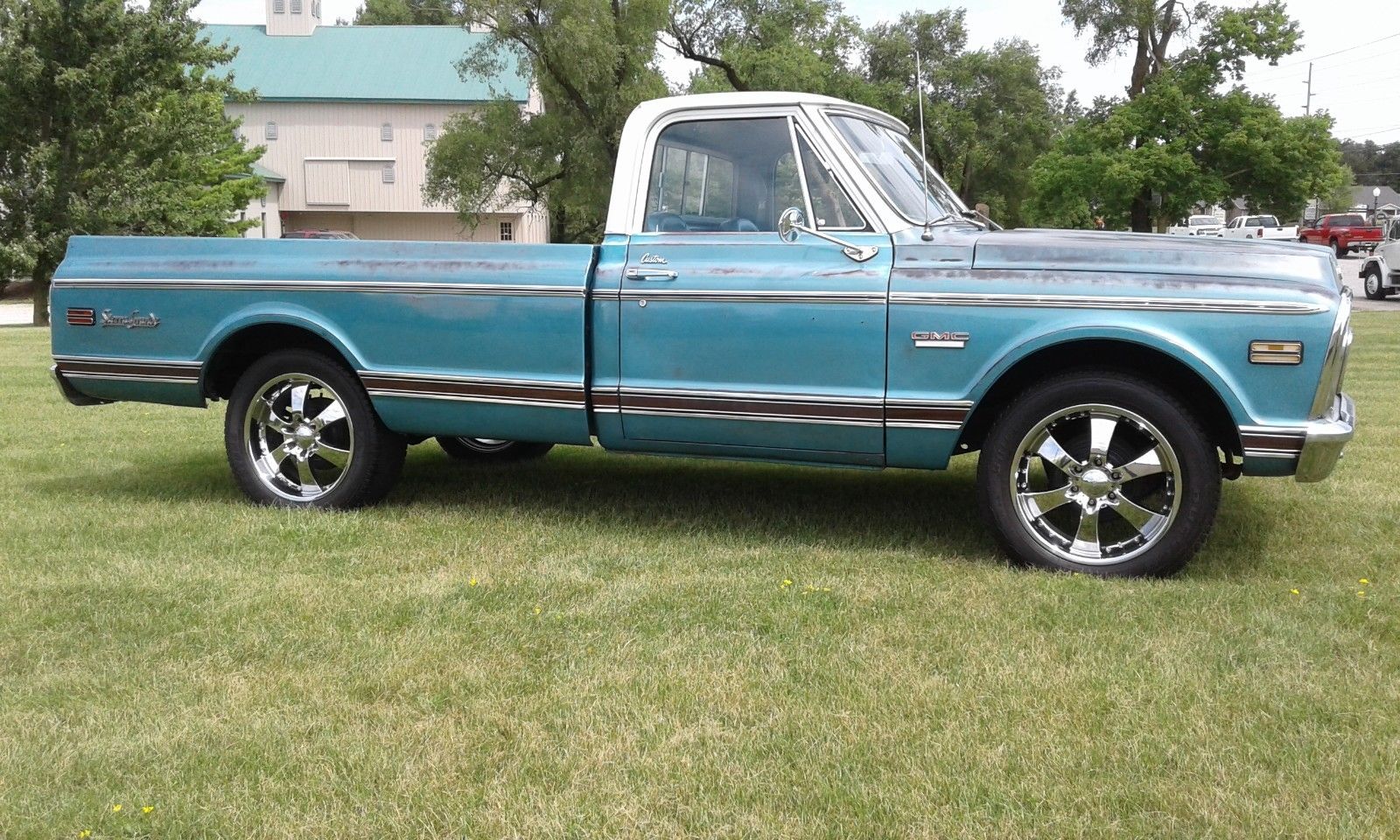 low miles 1969 GMC 1500 Sierra Grande vintage truck for sale