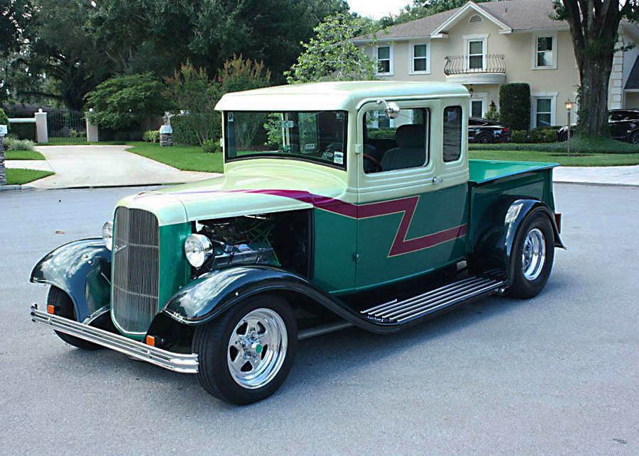 customized 1933 Ford 5 Window Pickup vintage