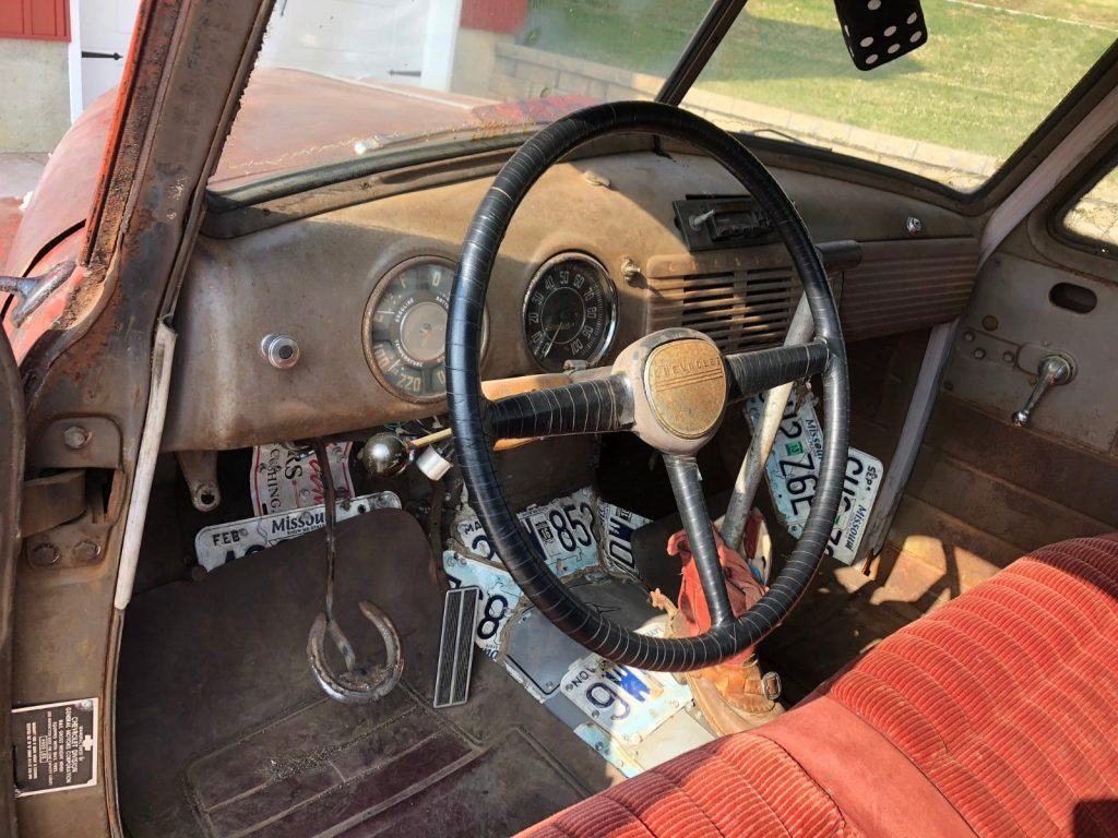 nice patina 1947 Chevrolet Pickup 3 Window Short Bed vintage
