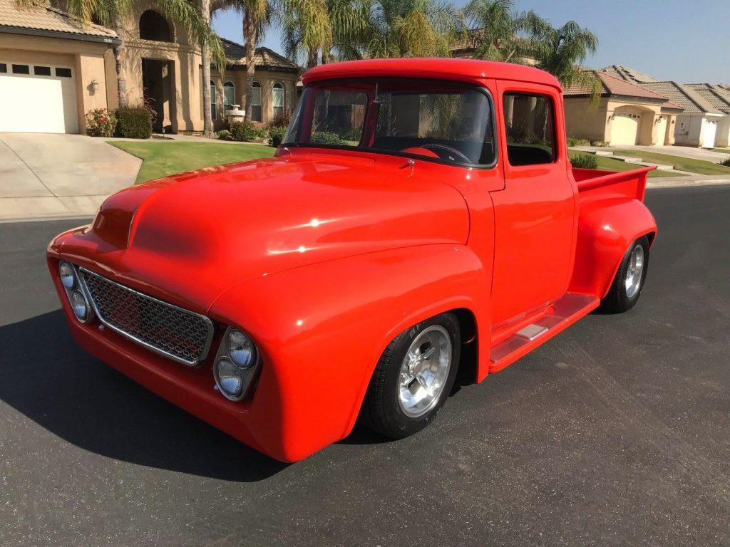 nicely modified 1956 Ford F 100 Custom vintage truck