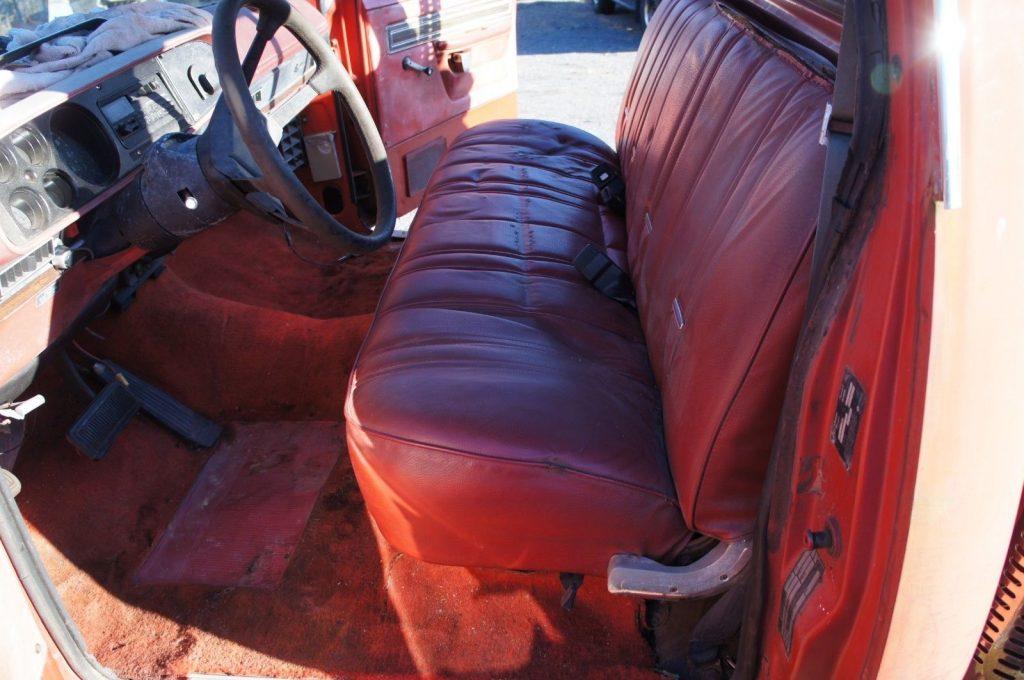project 1979 Dodge Pickup “lil” Red Express” vintage