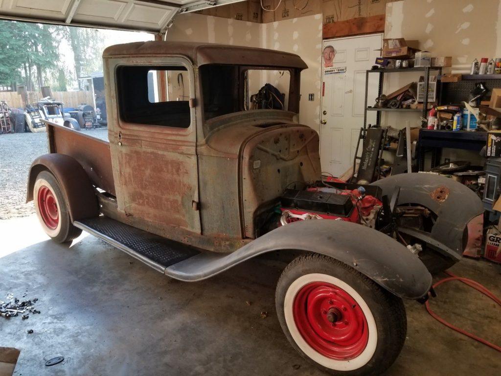 hot rod project 1934 Ford Pickup vintage