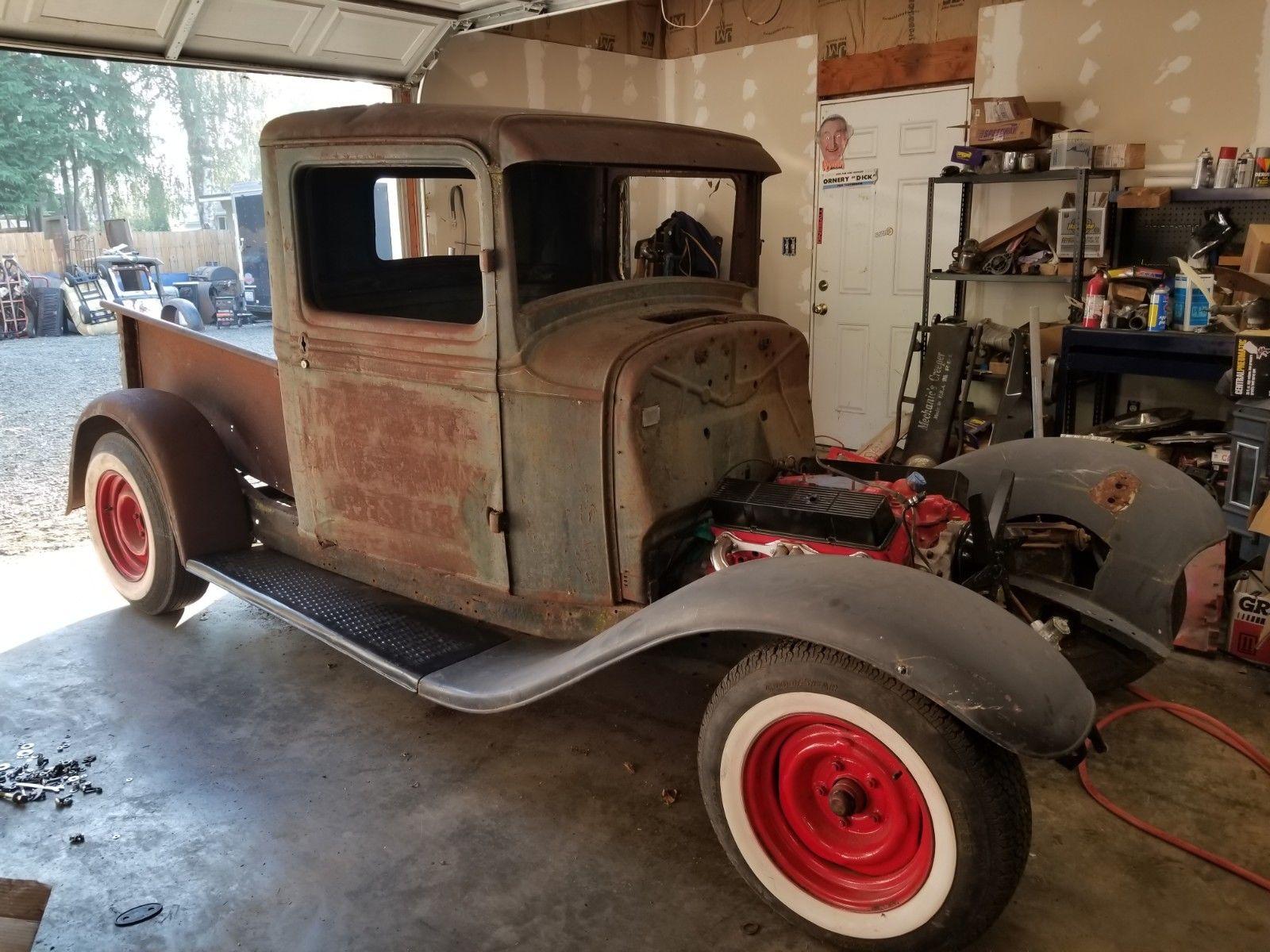 hot rod project 1934 Ford Pickup vintage @ Vintage trucks for sale