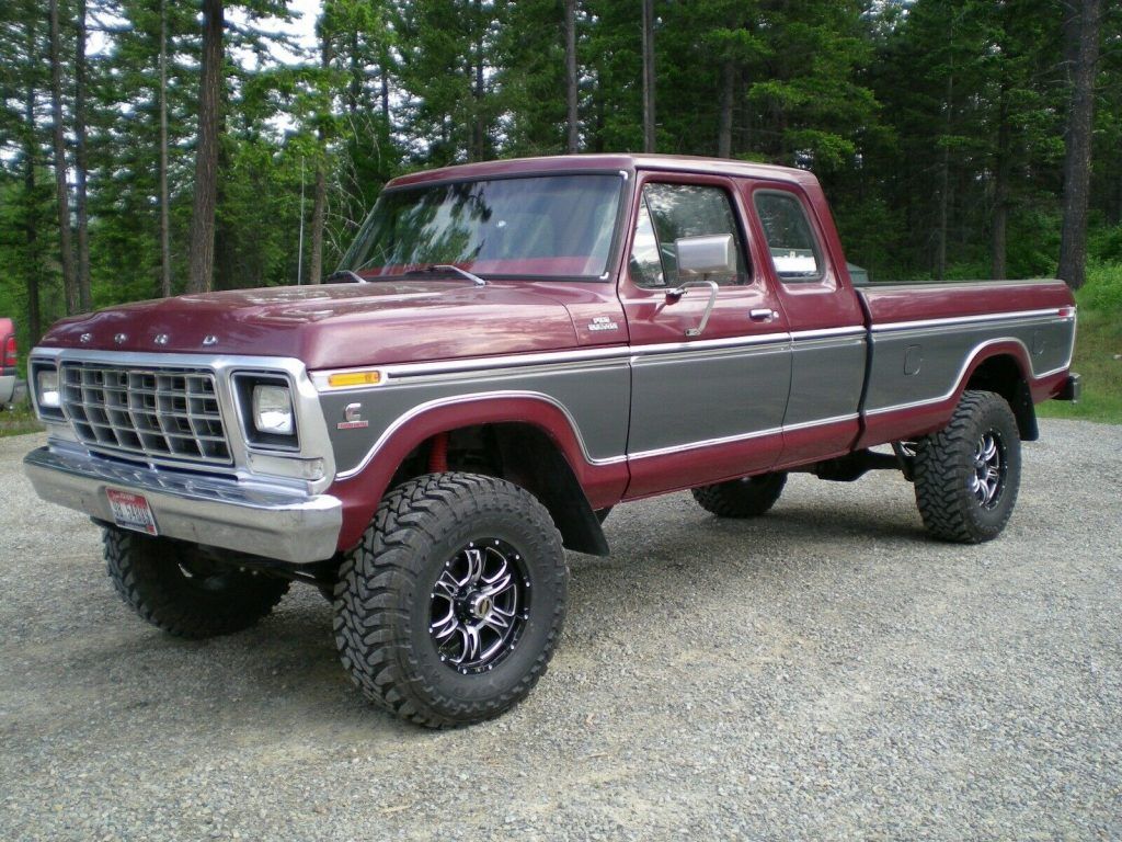 perfectly customized 1979 Ford F 250 Custom pickup vintage