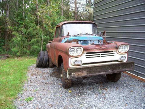 rusty project 1959 Chevrolet Pickup vintage for sale
