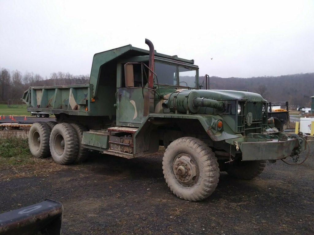 solid 1960 AM General M813 5 TON 6X6 military truck vintage