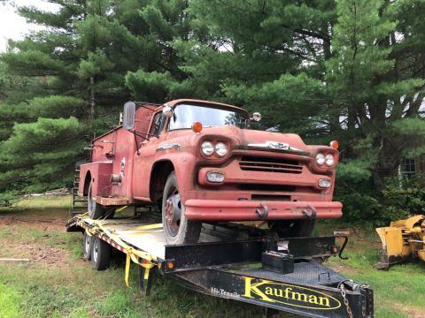 solid 1958 Chevrolet Viking 60 Fire Truck vintage for sale