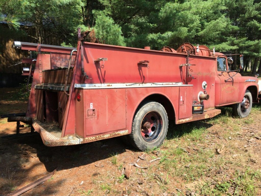solid 1958 Chevrolet Viking 60 Fire Truck vintage