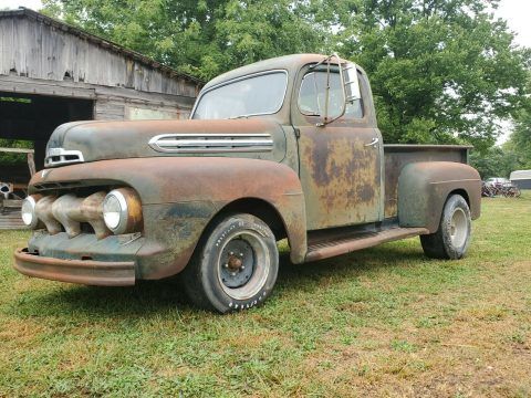 solid project 1951 Ford F1 half ton Pickup truck vintage for sale