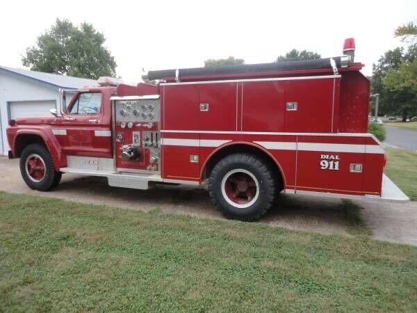 low miles 1979 Ford fire truck vintage