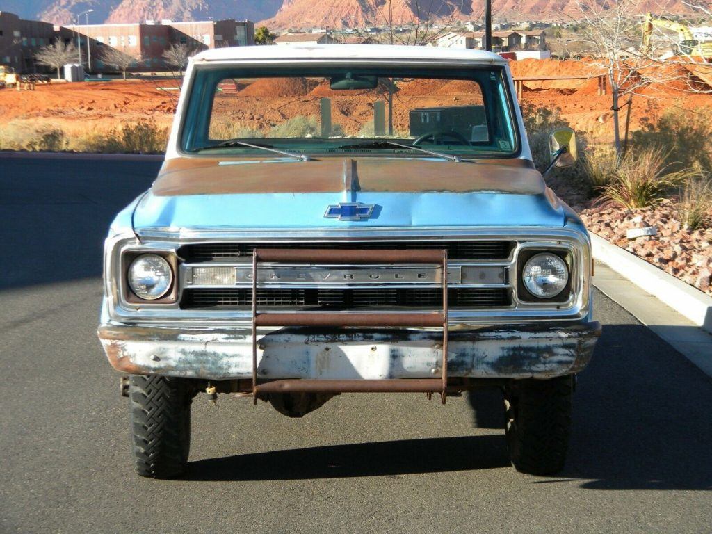 1969 Chevrolet C20 4X4 3/4 Ton Pickup Truck [barn find]