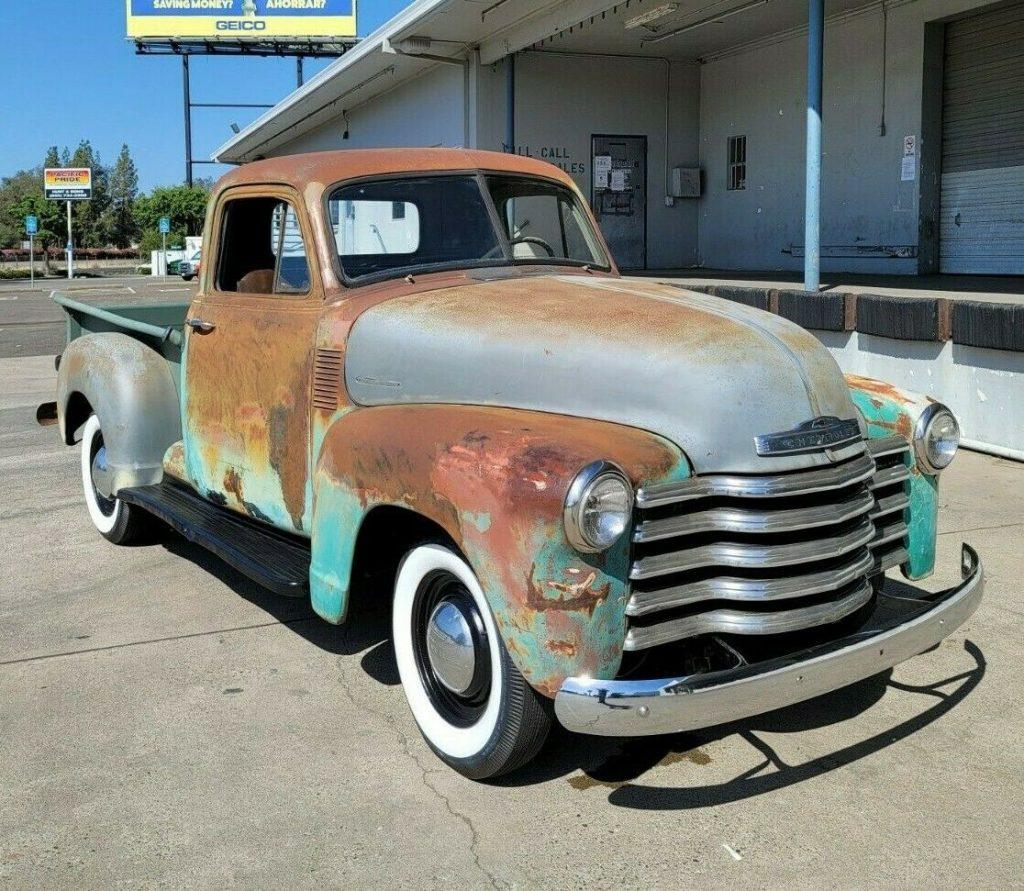 1952 Chevrolet Short Bed vintage [farm truck with patina & many new parts]