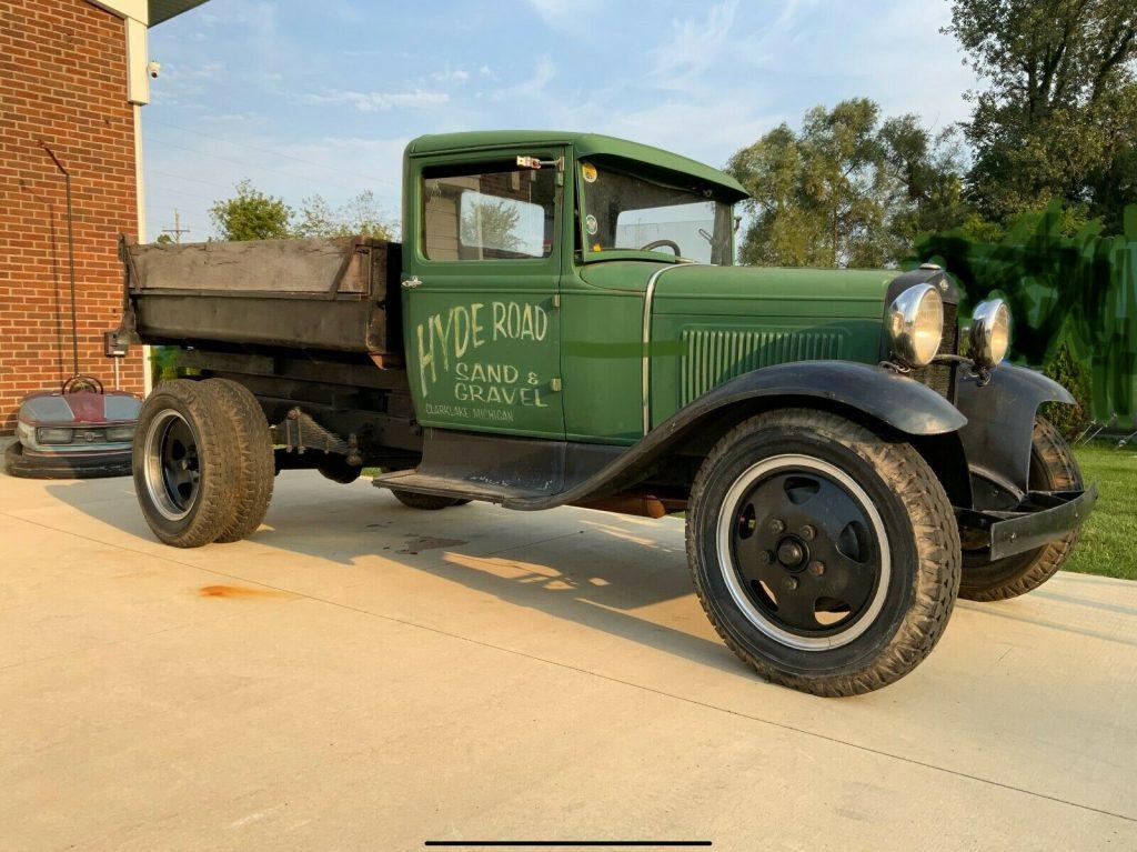 1930 Ford AA Dump Truck vintage [very original]
