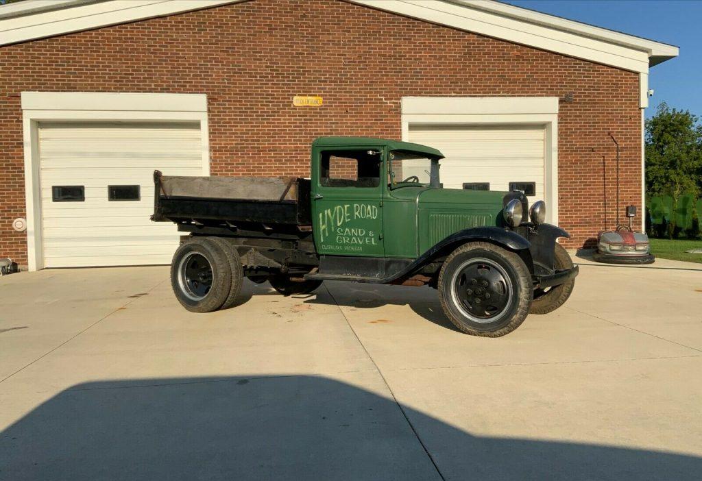 1930 Ford AA Dump Truck vintage [very original]